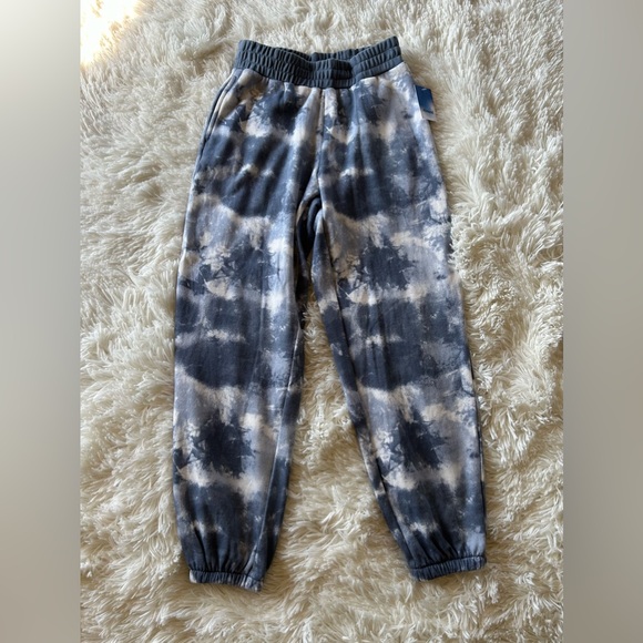 Abound Pants - Abound | Blue and White Tie-Dye Joggers